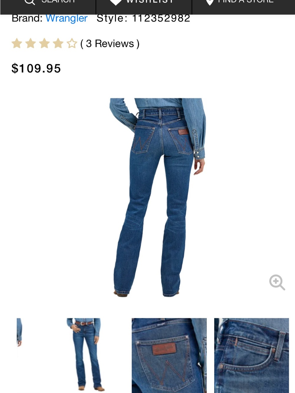Wrangler retro boot cut